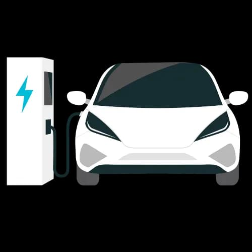 Ilustración de recarga vehículo eléctrico